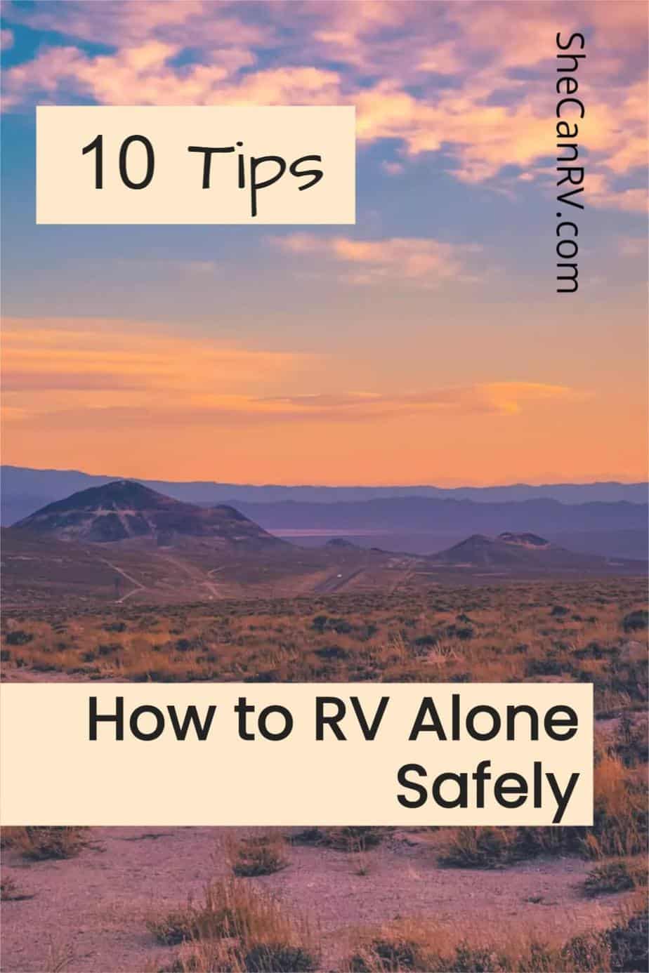 RV Alone Safely